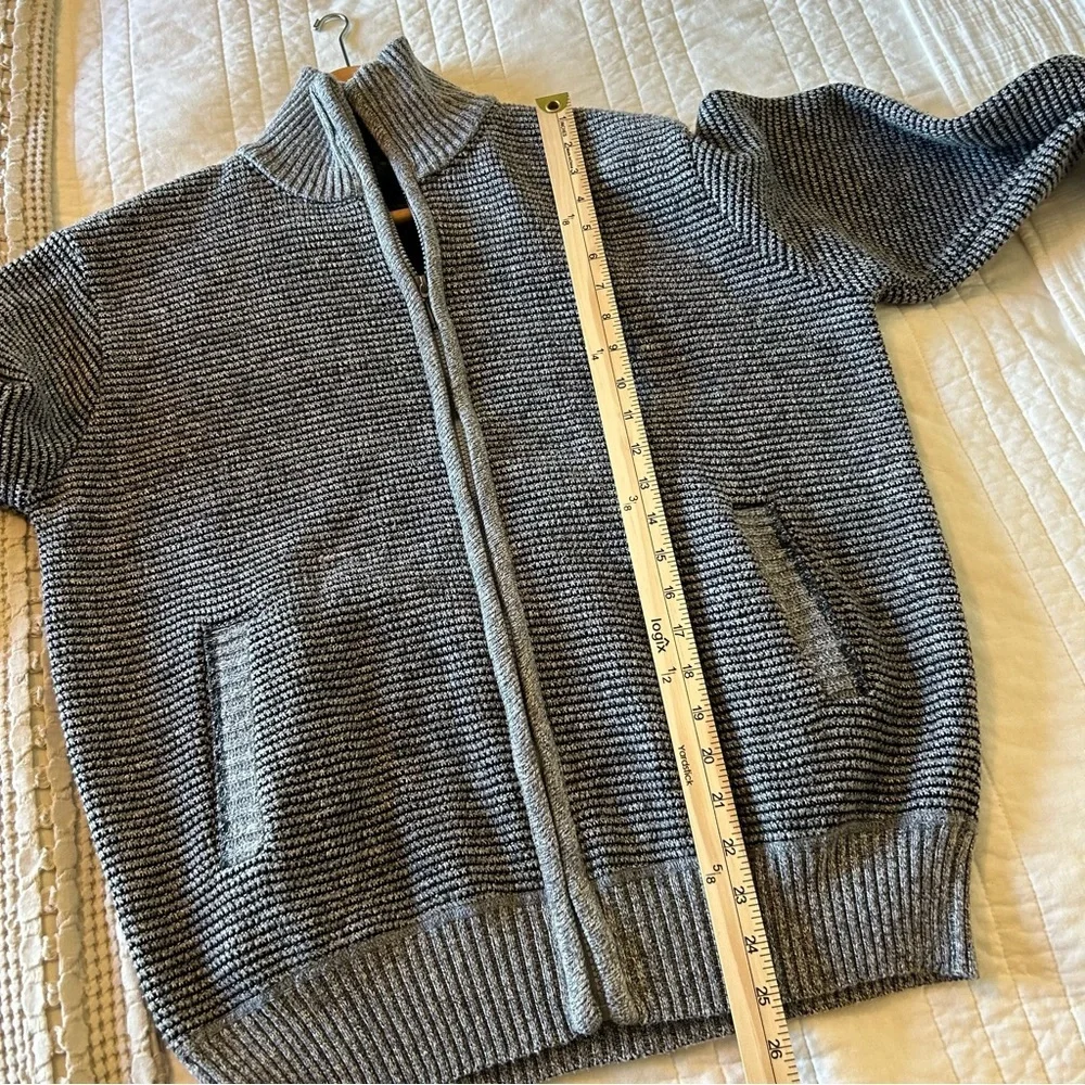 Stillwater Supply Co. Men’s Zip Fleece-Lined Knit Cardigan. Size Medium.